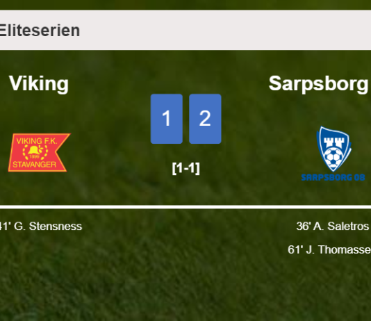 Sarpsborg 08 prevails over Viking 2-1