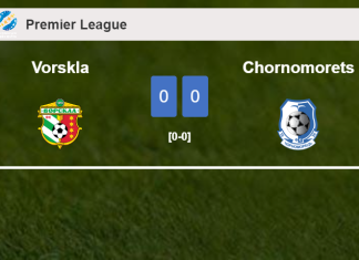 Chornomorets stops Vorskla with a 0-0 draw