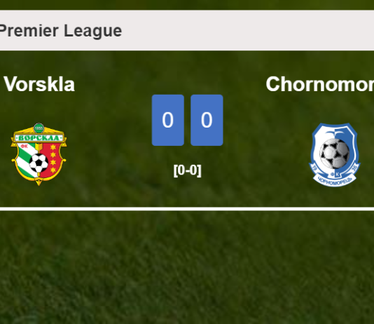 Chornomorets stops Vorskla with a 0-0 draw