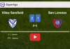 Vélez Sarsfield prevails over San Lorenzo 2-1 with L. Janson scoring 2 goals. HIGHLIGHTS