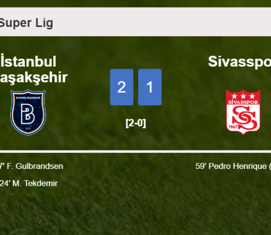 İstanbul Başakşehir defeats Sivasspor 2-1