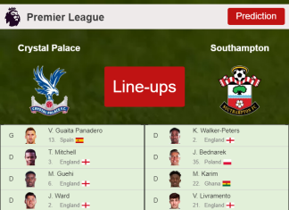 UPDATED PREDICTED LINE UP: Crystal Palace vs Southampton - 15-12-2021 Premier League - England