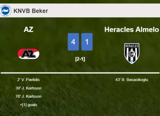 AZ liquidates Heracles Almelo 4-1 with a superb performance