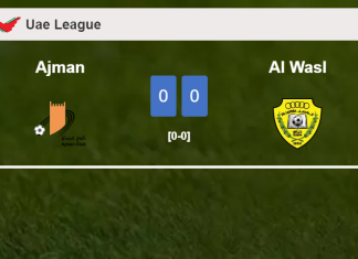 Ajman draws 0-0 with Al Wasl on Saturday
