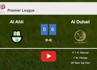 Al Duhail beats Al Ahli 6-0 after playing a incredible match. HIGHLIGHTS