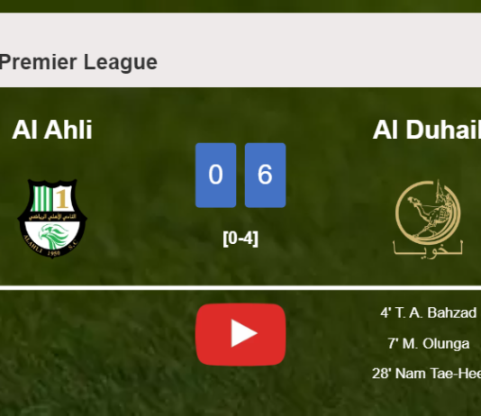 Al Duhail beats Al Ahli 6-0 after playing a incredible match. HIGHLIGHTS