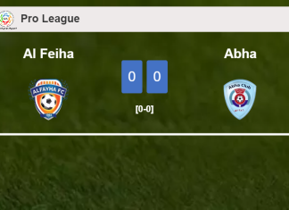Al Feiha draws 0-0 with Abha on Saturday