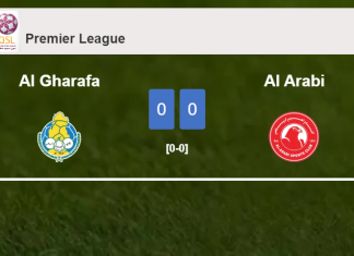 Al Gharafa draws 0-0 with Al Arabi on Saturday