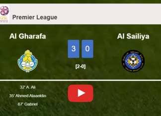 Al Gharafa overcomes Al Sailiya 3-0. HIGHLIGHTS