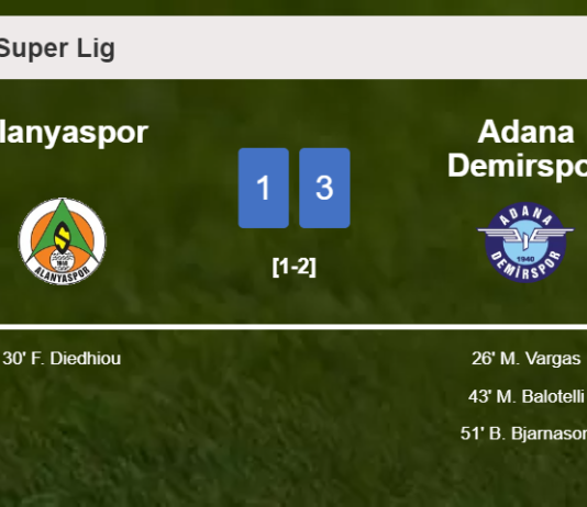 Adana Demirspor tops Alanyaspor 3-1