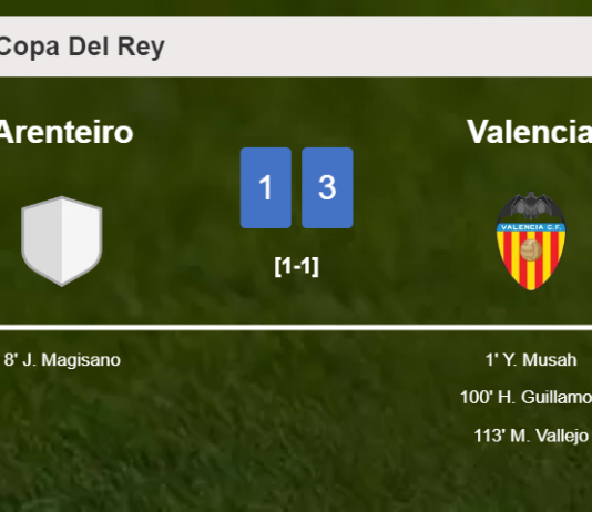 Valencia beats Arenteiro 3-1
