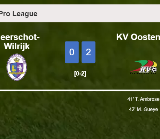 KV Oostende defeats Beerschot-Wilrijk 2-0 on Saturday