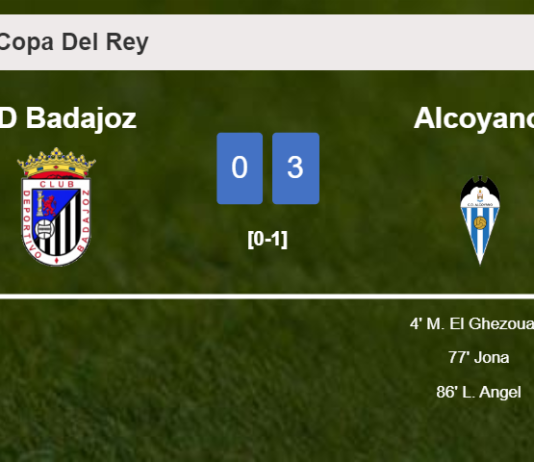 Alcoyano beats CD Badajoz 3-0