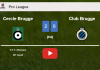 Cercle Brugge overcomes Club Brugge 2-0 on Sunday. HIGHLIGHTS