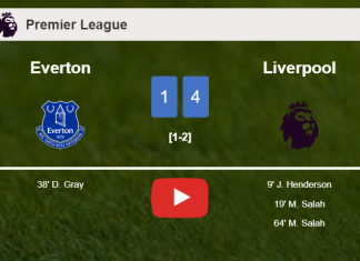 Liverpool defeats Everton 4-1. HIGHLIGHTS