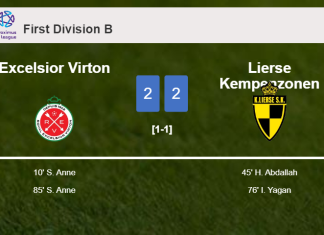 Excelsior Virton and Lierse Kempenzonen draw 2-2 on Sunday