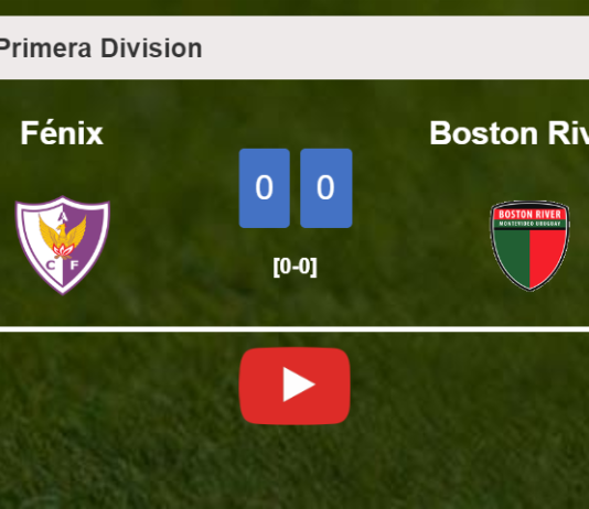 Fénix draws 0-0 with Boston River on Tuesday. HIGHLIGHTS