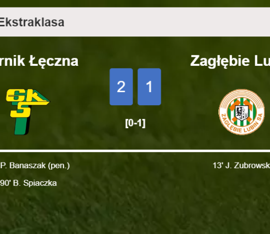 Górnik Łęczna recovers a 0-1 deficit to best Zagłębie Lubin 2-1
