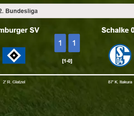 Schalke 04 snatches a draw against Hamburger SV