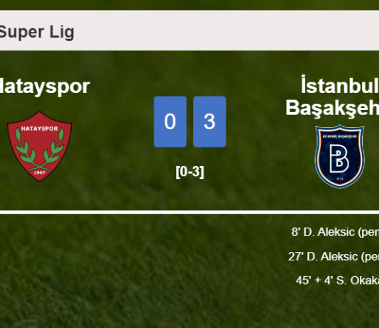 İstanbul Başakşehir defeats Hatayspor 3-0