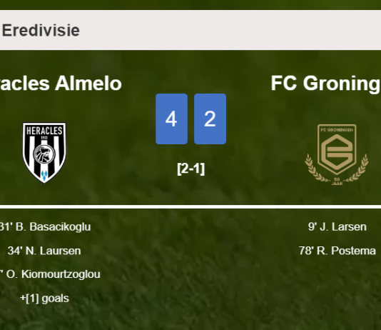 Heracles Almelo prevails over FC Groningen 4-2
