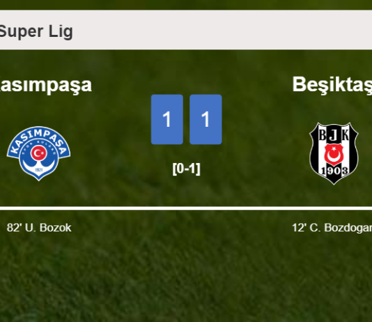 Kasımpaşa and Beşiktaş draw 1-1 on Friday
