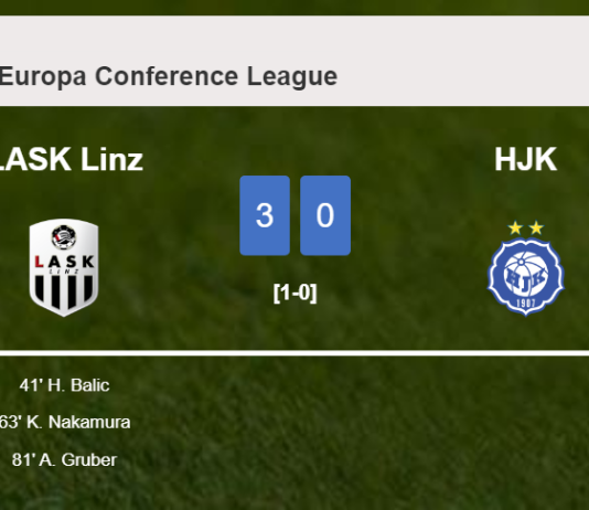 LASK Linz prevails over HJK 3-0
