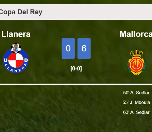 Mallorca conquers Llanera 6-0 after playing a incredible match