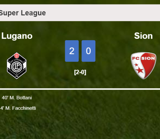 Lugano overcomes Sion 2-0 on Sunday