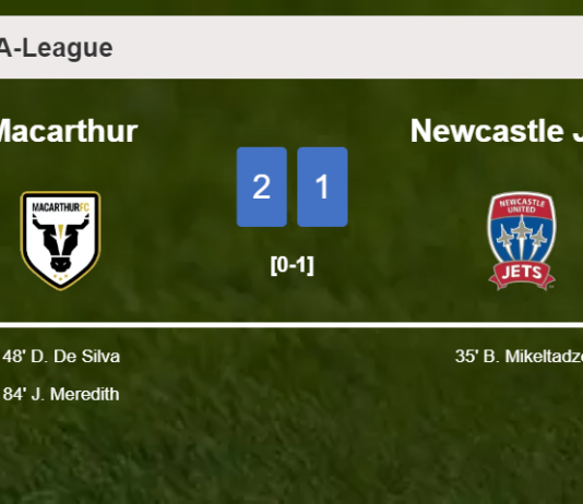 Macarthur recovers a 0-1 deficit to best Newcastle Jets 2-1