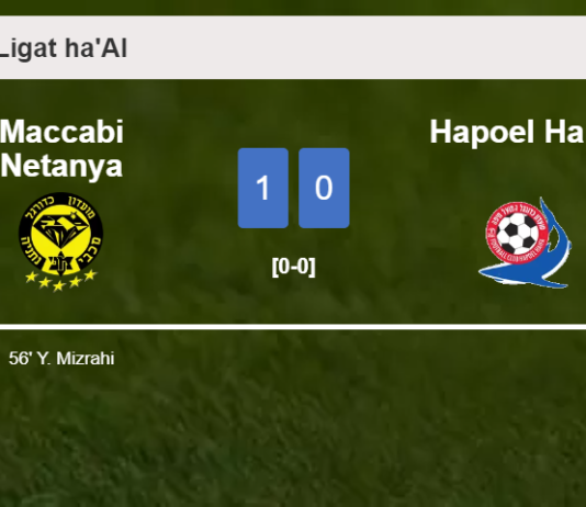 Maccabi Netanya conquers Hapoel Haifa 1-0 with a goal scored by Y. Mizrahi