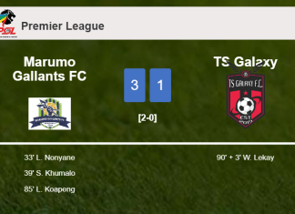 Marumo Gallants FC defeats TS Galaxy 3-1