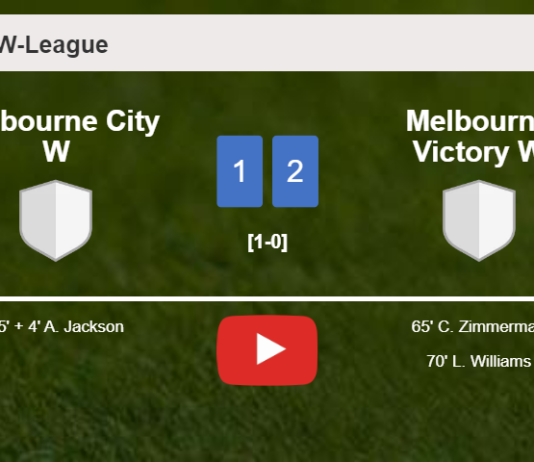 Melbourne Victory W recovers a 0-1 deficit to top Melbourne City W 2-1. HIGHLIGHTS