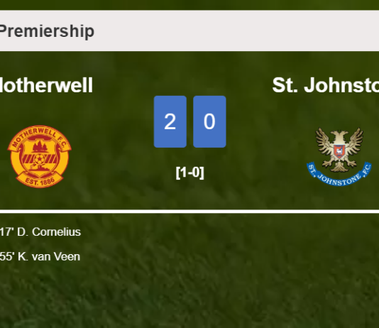 Motherwell tops St. Johnstone 2-0 on Saturday