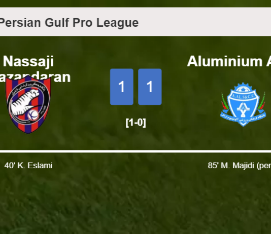 Aluminium Arak snatches a draw against Nassaji Mazandaran