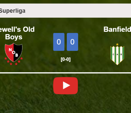 Newell's Old Boys draws 0-0 with Banfield with F. Belluschi missing a penalt. HIGHLIGHTS