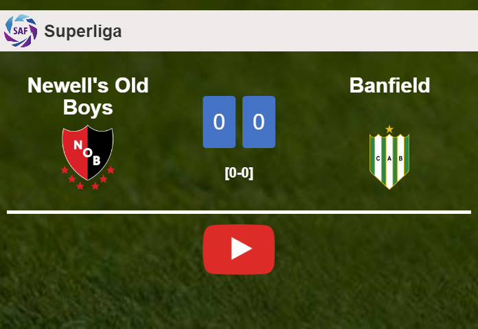 Newell's Old Boys draws 0-0 with Banfield with F. Belluschi missing a penalt. HIGHLIGHTS