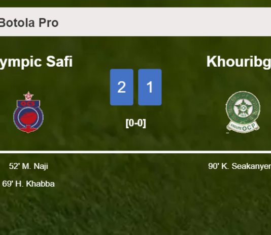 Olympic Safi grabs a 2-1 win against Khouribga