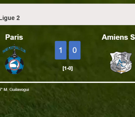 Paris overcomes Amiens SC 1-0 with a goal scored by M. Guilavogui