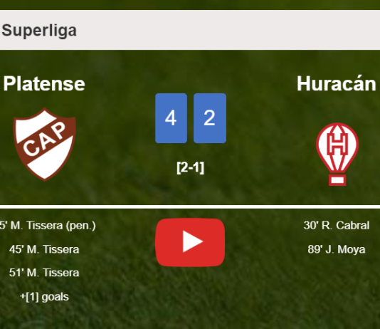 Platense beats Huracán 4-2. HIGHLIGHTS
