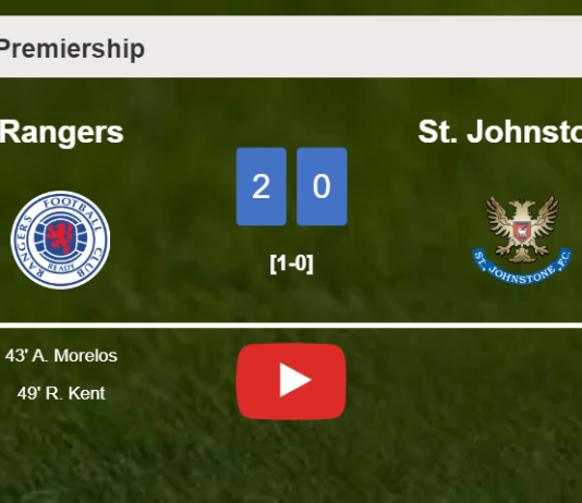Rangers surprises St. Johnstone with a 2-0 win. HIGHLIGHTS