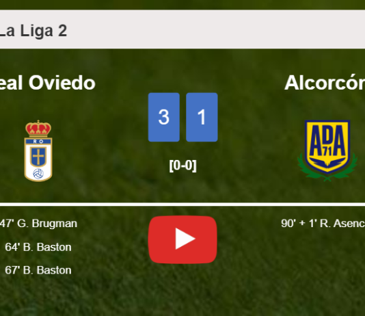 Real Oviedo prevails over Alcorcón 3-1. HIGHLIGHTS