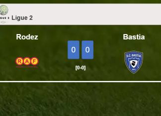 Bastia stops Rodez with a 0-0 draw