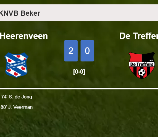 SC Heerenveen beats De Treffers 2-0 on Thursday