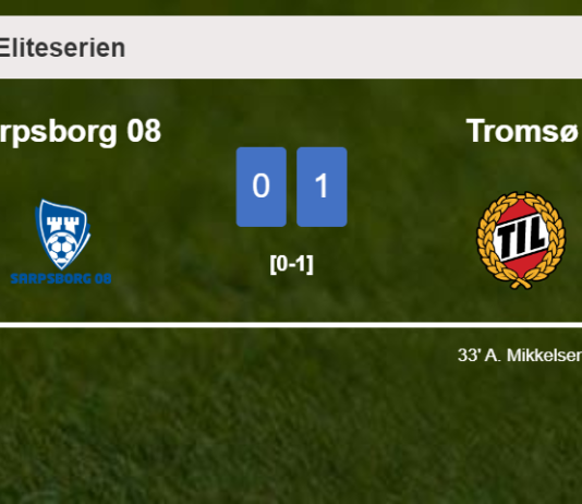 Tromsø defeats Sarpsborg 08 1-0 with a goal scored by A. Mikkelsen
