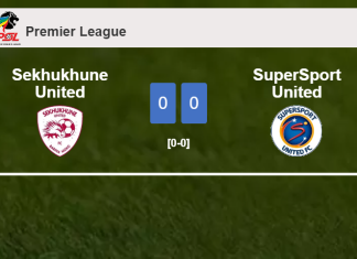 Sekhukhune United draws 0-0 with SuperSport United on Saturday