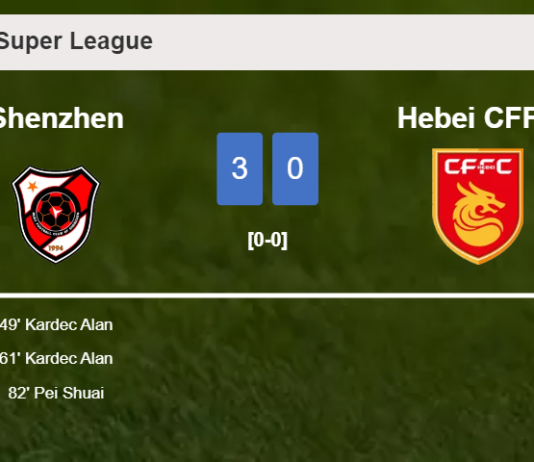 Shenzhen conquers Hebei CFFC 3-0