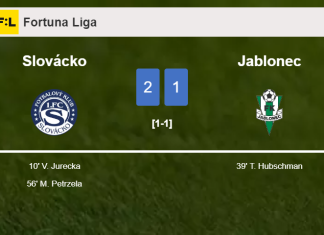 Slovácko conquers Jablonec 2-1