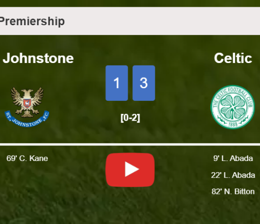 Celtic defeats St. Johnstone 3-1. HIGHLIGHTS