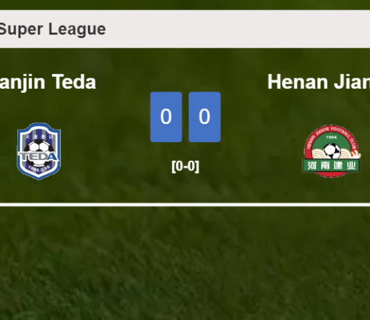 Tianjin Teda draws 0-0 with Henan Jianye on Tuesday